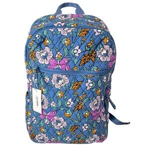 NWT Vera Bradley Lay Flat Travel Carry-On Compliant Suitcase Backpack Floral